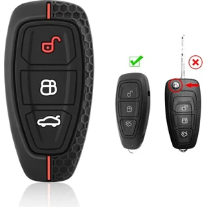 Ford Focus Fiesta Mondeo Kuga C Max Silikon Anahtar Kılıfı (1 Adet)