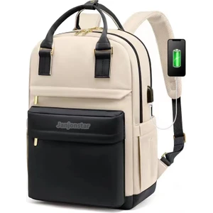 2024 Yeni Kadınların Arka Paketi Moda Büyük Kapacitet Laptop Çantası Portable Travel Backpack Erkeklerin Çantası (Yurt Dışından)
