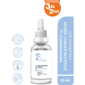 The Pova Hyaluronik Asit Nemlendirici Ve Dolgunlaştırıcı Cilt Serumu – 30 ml