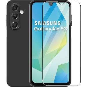 M.TK Moveteck Samsung Galaxy A16 Uyumlu Ekran Koruyucu Kırılmaz Cam 9h Temperli Ekran Camı Şeffaf Passifik