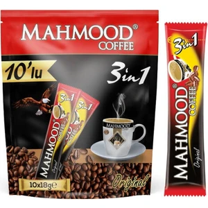 Mahmood Coffee 3'ü 1 Arada Kahve 18 gr x 10 Adet