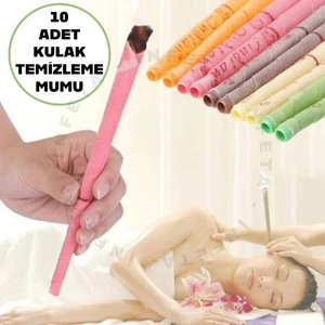 Kulak Temizleme Mumu 5 Çift (10 Adet)