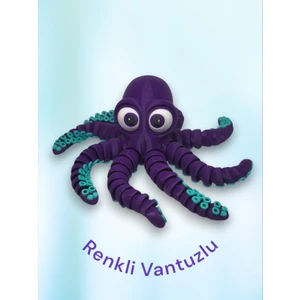 Oyuncak Ahtapot (Küçük) Hareketli 15X15X4 cm 1 Adet