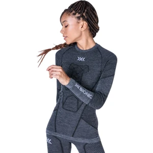 X-bionic Symbio Merino Shirt Ls Wmn Kadın Gri İçlik Üst