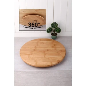 Çavdar Group Bambu Dönerli Pizza Tahtası 32cm Sunum Tepsisi