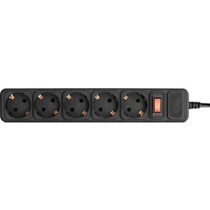 S-link SPG3-J-5 1.5m 306Joule 5Li Akım Kor.Siyah Priz