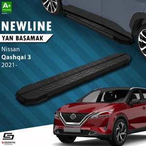 Nissan Qashqai 3 NewLine Siyah Yan Basamak 179 Cm 2021 Üzeri A+ Kalite