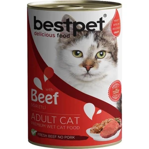Soslu Dana Etli Konserve Kedi Maması 400 Gr
