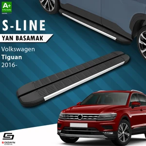 VW Tiguan 2 S-Line Aluminyum Yan Basamak 173 Cm 2016-2024 A+ Kalite