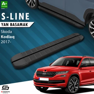Skoda Kodiaq S-Line Siyah Yan Basamak 193 Cm 2017-2023 A+ Kalite