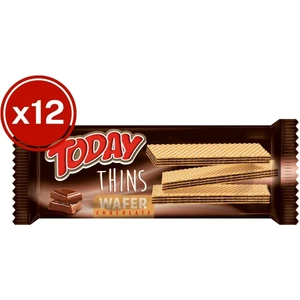 Today Thins Gofret Çikolatalı 65 Gr. (12 Adet)