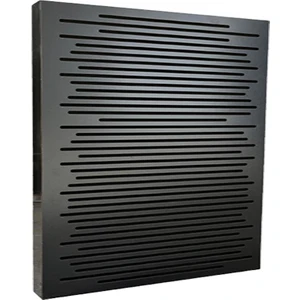 50*50 cm Ahşap Difüzör Akustik Panel Siyah