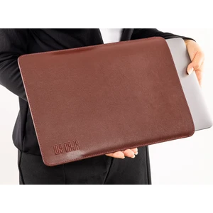 Los Caja 13 İnç Laptop Kılıfı - Su Geçirmez , Vegan Deri, MacBook Air Uyumlu, Kahverengi