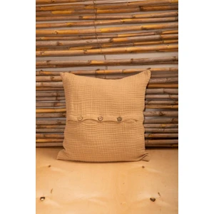 Mylasa Home Mylasahome 4 Katlı Müslin Definite Desenli Kırlent Kılıfı 45 x 45
