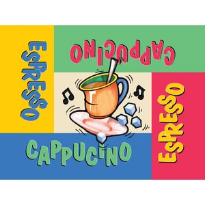 Funny Design Tepsili Diz Minderi - Cappucino
