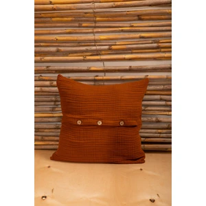 Mylasa Home Mylasahome 4 Katlı Müslin Definite Desenli Kırlent Kılıfı 45 x 45