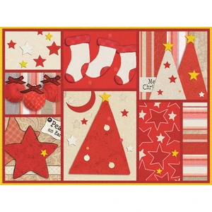 Funny Design Tepsili Diz Minderi - Christmas Time