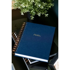 A5 Spiralli Süresiz Keten Ajanda (Special Planner) Lacivert