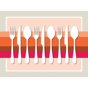 Funny Design Tepsili Diz Minderi - Kitchen