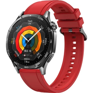 Huawei Watch Gt6-Gt5-Gt4-Gt3-Gt2 46mm Pro/Se ile Uyumlu Kordon 22mm Easy Band Silikon Kayış