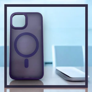 İPHONE13/14 Uyumlu Magsafe Özellikli Mat Esnek Kenar Korumalı Kılıf