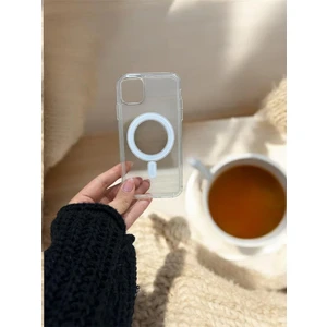 İPHONE13/14 Uyumlu Magsafe Özellikli Mat Esnek Kenar Korumalı Kılıf