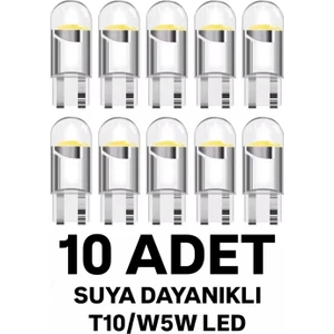 T10 Silikon LED Beyaz Park Bagaj Plaka Iç Aydınlatma 1 TAKIM