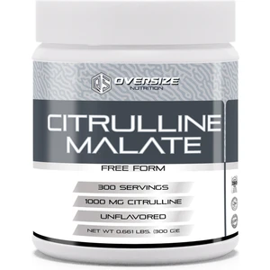 Oversize Sports Citrulline Malate Toz 300 gr 300 Servis Aromasız Yetişkinler İçin