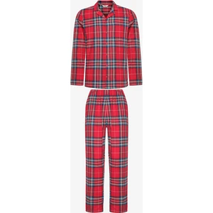 Checkered Kırmızı Gömlek Pijama Takımı