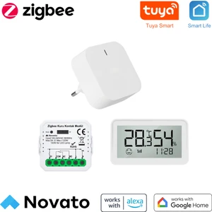 Zigbee Termostat Seti - Kuru Kontak Çıkışlı ( Tuya Smart Life Uyumlu)