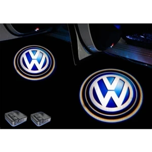 Volkswagen Kapı Altı Logo Kapı Altı LED Mesafe Sensörlü Pilli Yapıştırmalı Yeni Nesil