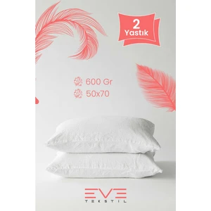 Eve Tekstil 2 Adet Roll Pack Silikon Elyaf Yastık 50  x  70  cm  600 gr