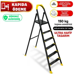 Hardy 5+1 Basamaklı Özel Tasarım Hafif Merdiven (Ev Tipi)