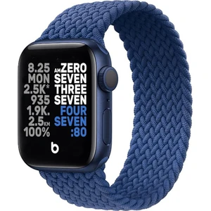 Eyka Apple Watch Örgü Hasır Kordon 42-44-45 mm Uygun Elastik Spor Kordon Kayış
