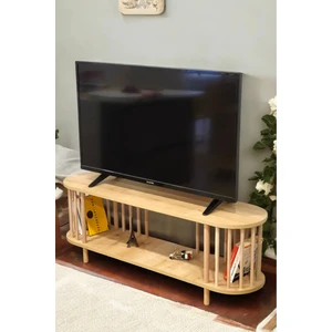 Tv Sehpası Raflı Tv Ünitesi Televizyon Sehpası Ahşap Ayaklı