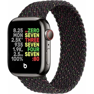Eyka Apple Watch Örgü Hasır Kordon 42-44-45 mm Uygun Elastik Spor Kordon Kayış