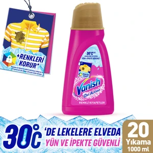 Oxi Action Multipower Renkliler İçin Sıvı Deterjan Güçlendirici ve Leke Çıkarıcı 1000 ml
