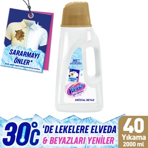 Oxi Action Multipower Kristal Beyaz Beyazlar İçin Sıvı Deterjan Güçlendirici Leke Çıkarıcı 2000 ml