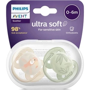 Philips Avent Ultra Soft Emzik 0-6 Ay, 2'li Erkek, SCF091/07