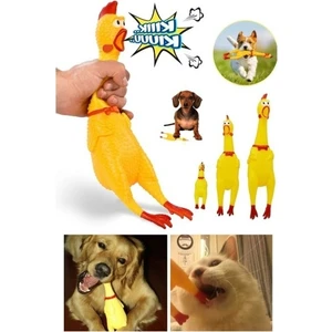 Ali The Stereo Ses Çıkaran Tavuk Kedi Köpek Oyuncağı 38 Cm. Ali The Stereo