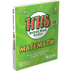 Muba Yayınları 1424 7. Sınıf Matematik Haftalık Hasat Soruları