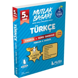Muba Yayınları Mutlak Başarı 5. Sınıf Türkçe Fasikül - Soru Bankası