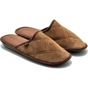 Roger Erkek Ev Terliği Kahverengi 41/46 AA0479