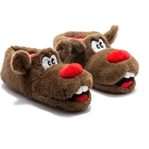 Dento Erkek Hayvanlı Panduf Kahverengi 41/46 EE0519