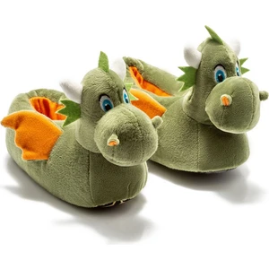 Dragon-2 Çocuk Hayvanlı Panduf Yeşil 30/35 EE0572