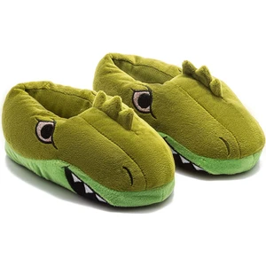 Dinos-1 Çocuk Hayvanlı Panduf Yeşil 30/38 EE0569