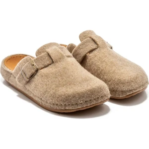 Manu Erkek  Ev Terliği Bej 41/45 AA0434