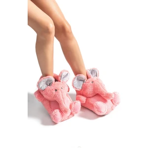 Elephant-2 Kadın Hayvanlı Panduf Pembe 36/41 AA0638