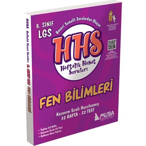 Muba Yayınları 8. Sınıf Matematik Haftalık Hasat Soruları