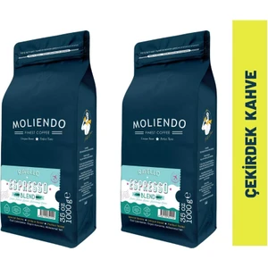 Moliendo Finest Coffee Moliendo Ravello Espresso Blend Kahve Avantaj Paketi (Çekirdek Kavhe) 2*1000 G